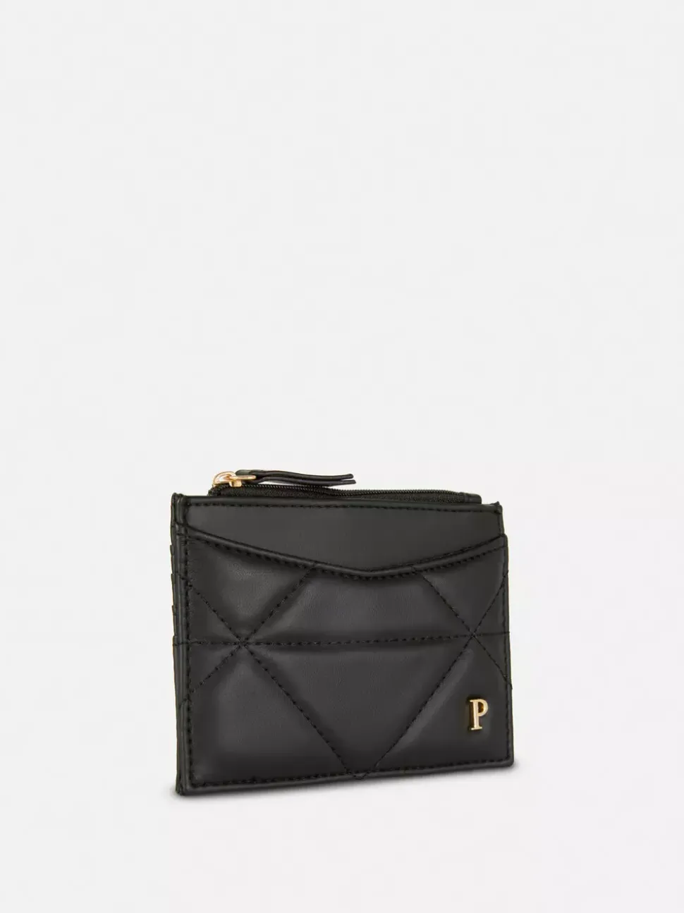 Pikowane etui na karty z inicjałem