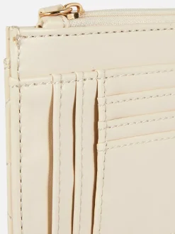 Pikowane etui na karty z inicjałem