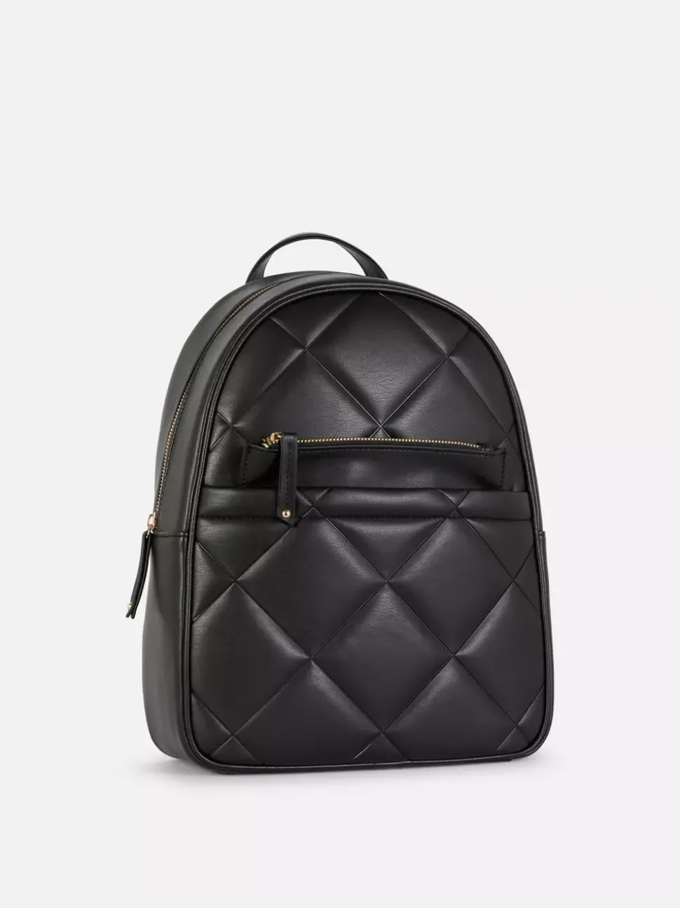 Pikowany plecak ze sztucznej skóry