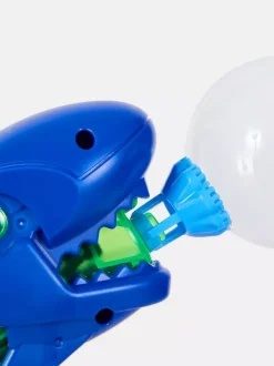 Pistolet-zabawka na bańki mydlane z motywem rekina