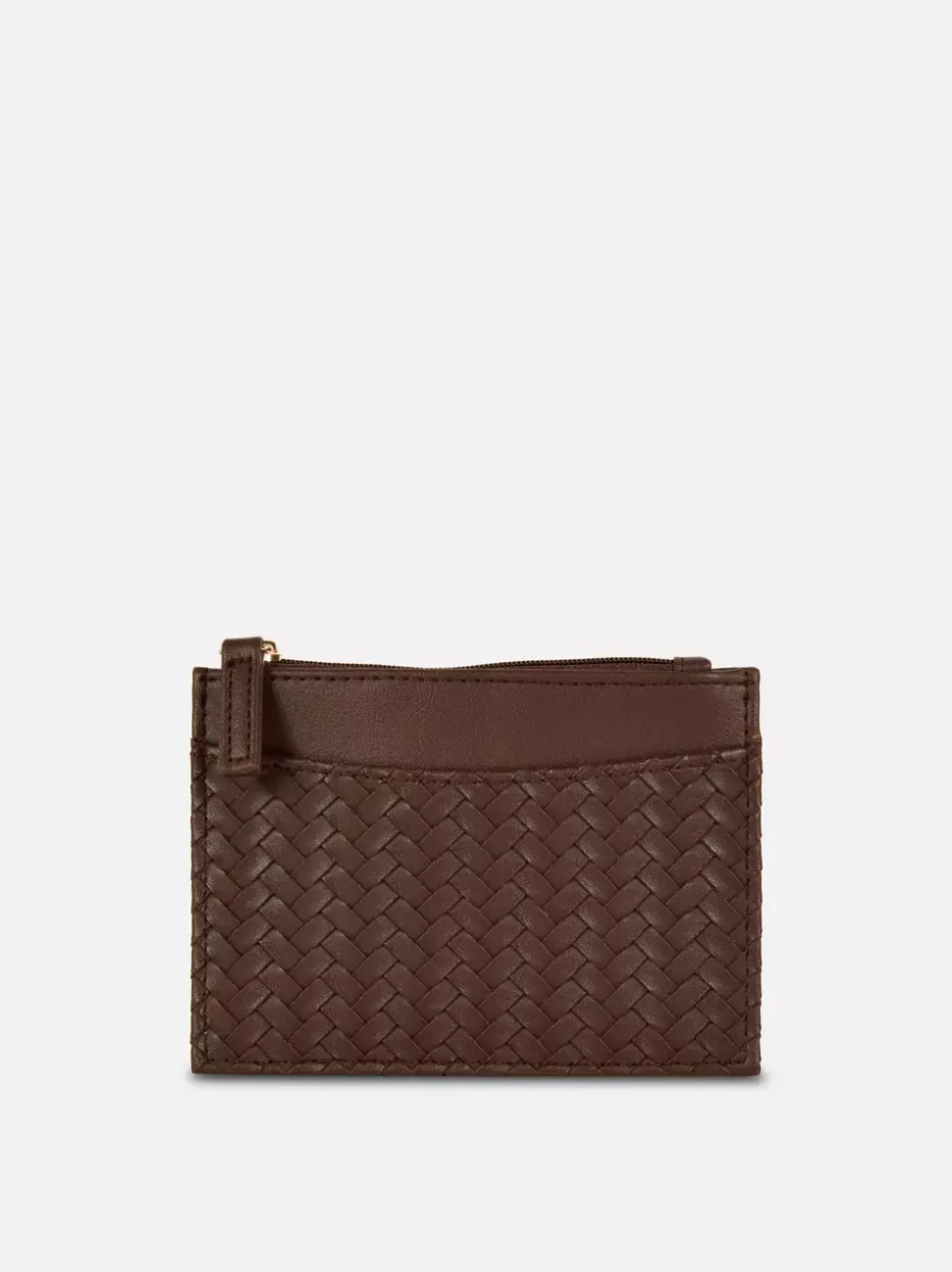 Plecione etui na karty ze sztucznej skóry