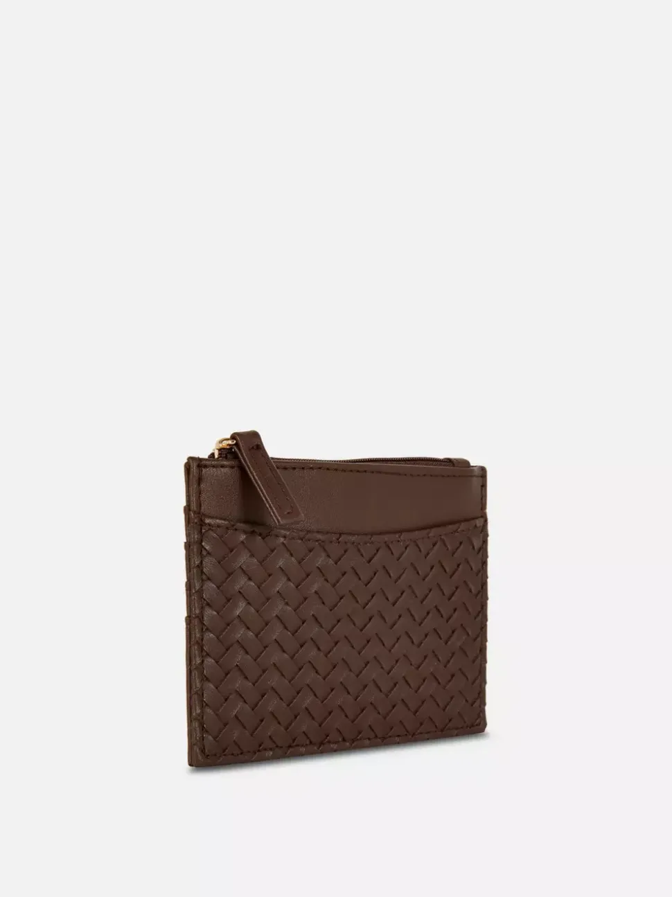 Plecione etui na karty ze sztucznej skóry