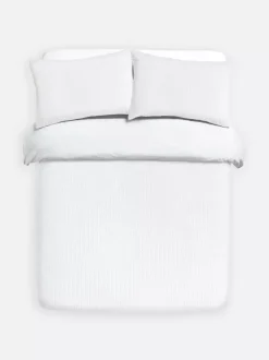 Pościel na łóżko dwuosobowe o waflowej teksturze