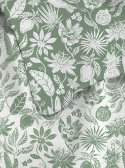 Pościel na łóżko dwuosobowe w tropikalne liście