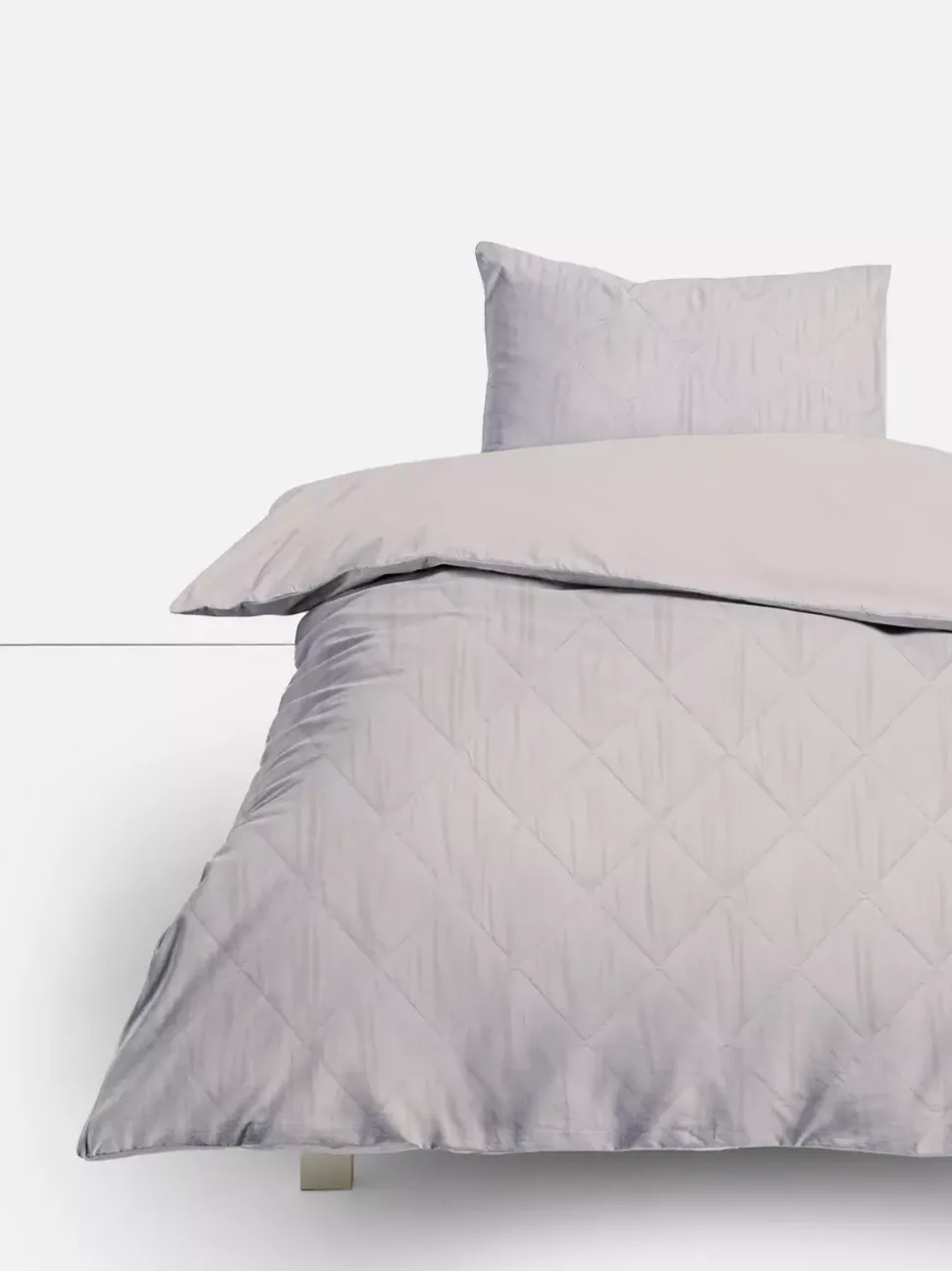 Pościel na łóżko jednoosobowe z pikowaniem w romby