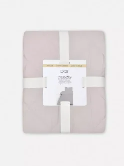 Pościel na łóżko jednoosobowe z pikowaniem w romby