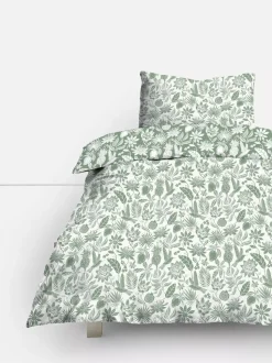 Pościel na łóżko jednoosobowe w tropikalne liście