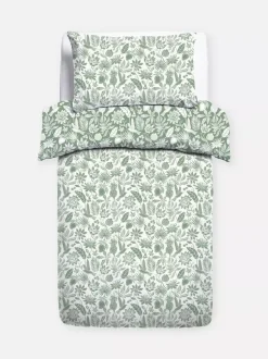 Pościel na łóżko jednoosobowe w tropikalne liście