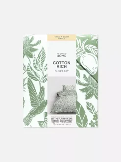 Pościel na łóżko jednoosobowe w tropikalne liście