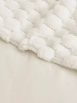 Pościel w rozmiarze king o fakturze plastra miodu