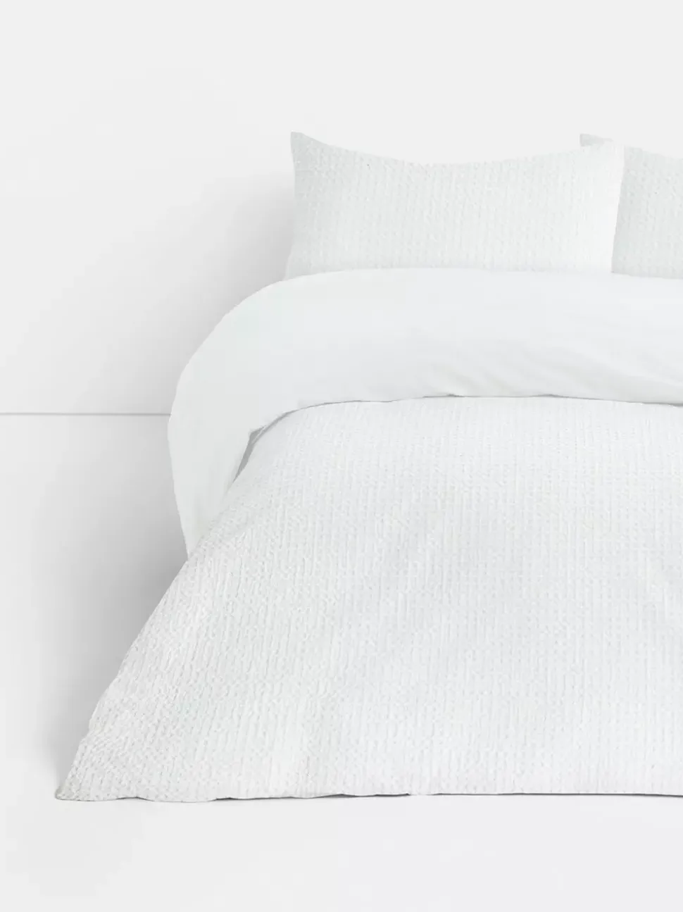 Pościel w rozmiarze king o waflowej teksturze