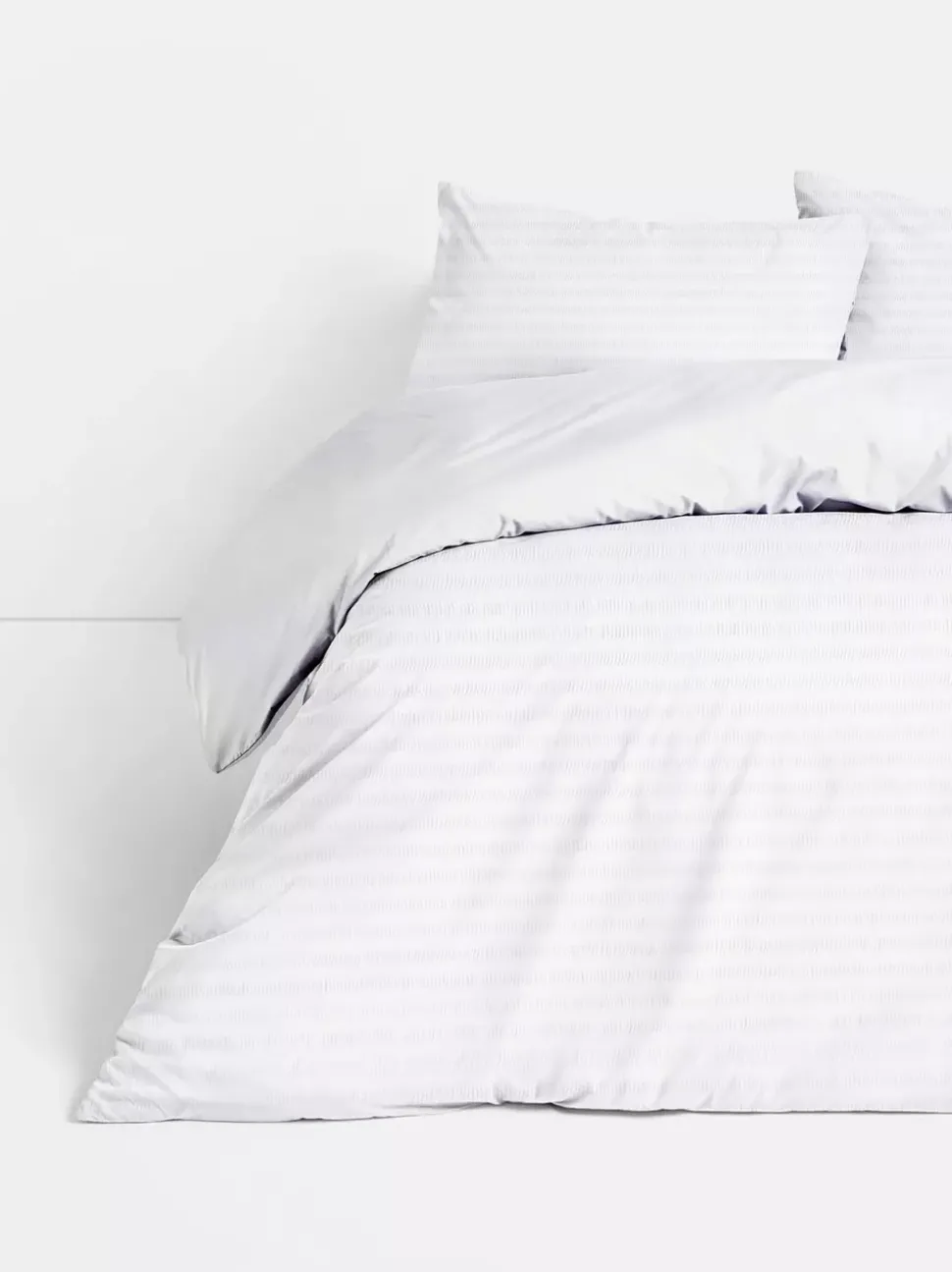 Pościel z materiału seersucker, rozmiar king