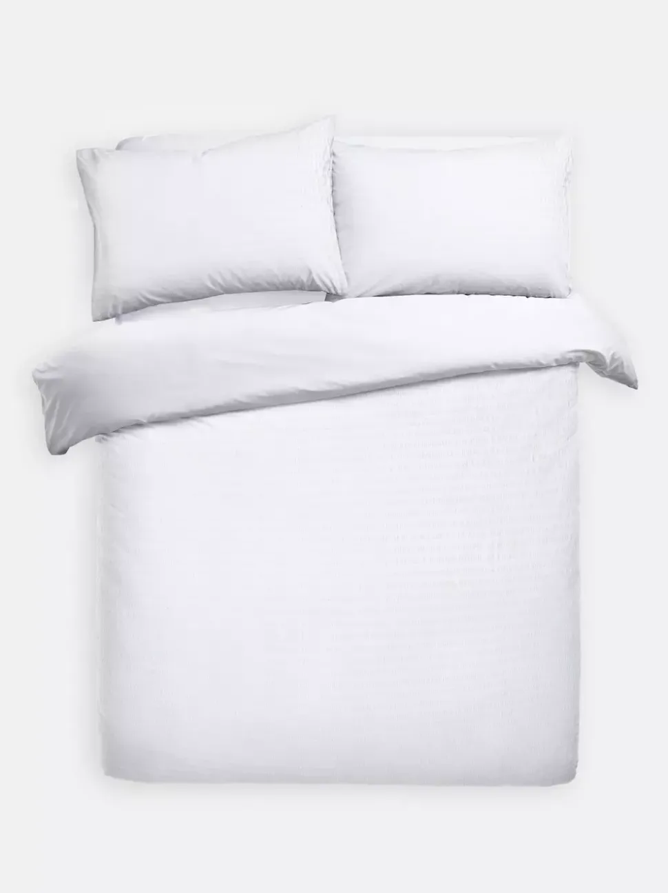 Pościel z materiału seersucker, rozmiar king