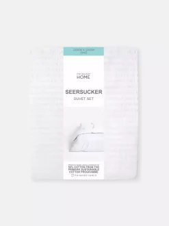 Pościel z materiału seersucker, rozmiar king