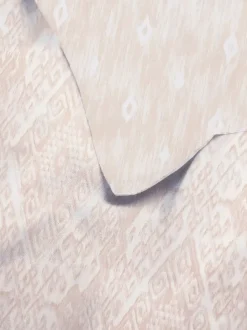 Pościel ze spranym wzorem ikat na łóżko dwuosobowe