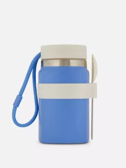 Podróżny pojemnik na przekąski z łyżką