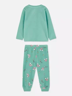 Polarowa piżama z motywem króliczka