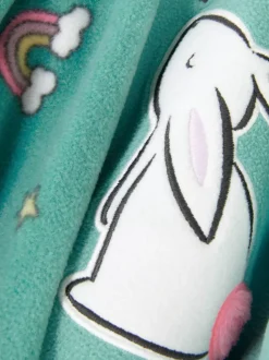 Polarowa piżama z motywem króliczka