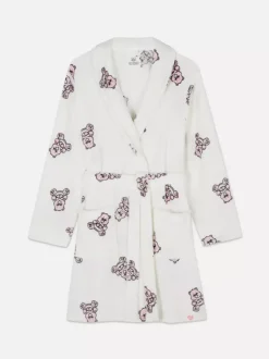 Polarowy szlafrok z motywem Troskliwych Misiów