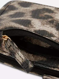 Portmonetka z imitacji skóry węża