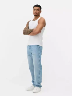 Prążkowana koszulka bez rękawów