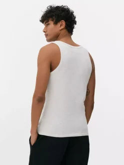 Prążkowana koszulka bez rękawów