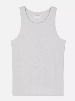Prążkowana koszulka bez rękawów