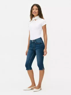 Prążkowane body typu T-shirt