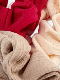 Prążkowane gumki owijki do włosów, 3 szt.