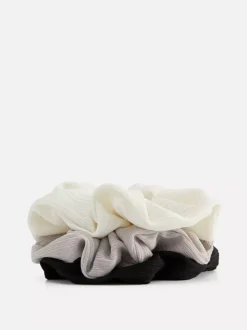 Prążkowane gumki owijki do włosów, 3 szt.