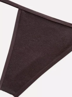 Prążkowane stringi, 3 szt.