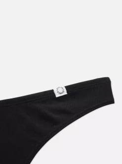 Prążkowane stringi Miami, 3 pary