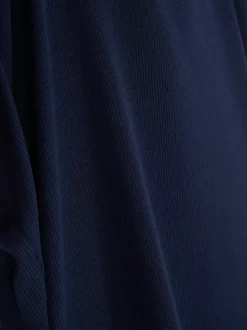 Prążkowany piżamowy top bez rękawów z modalu