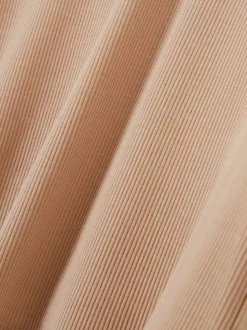 Prążkowany piżamowy top bez rękawów z modalu