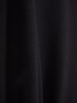 Prążkowany T-shirt z krótkim rękawem