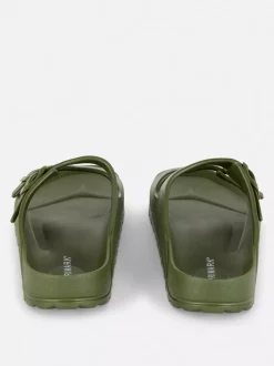 Profilowane sandały z podwójnym paskiem