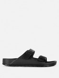 Profilowane sandały z podwójnym paskiem