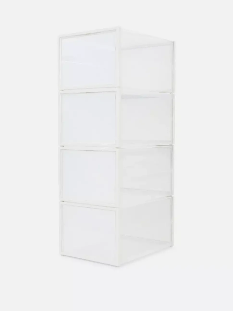 Pudełka na buty do układania jedne na drugich, 4 szt.