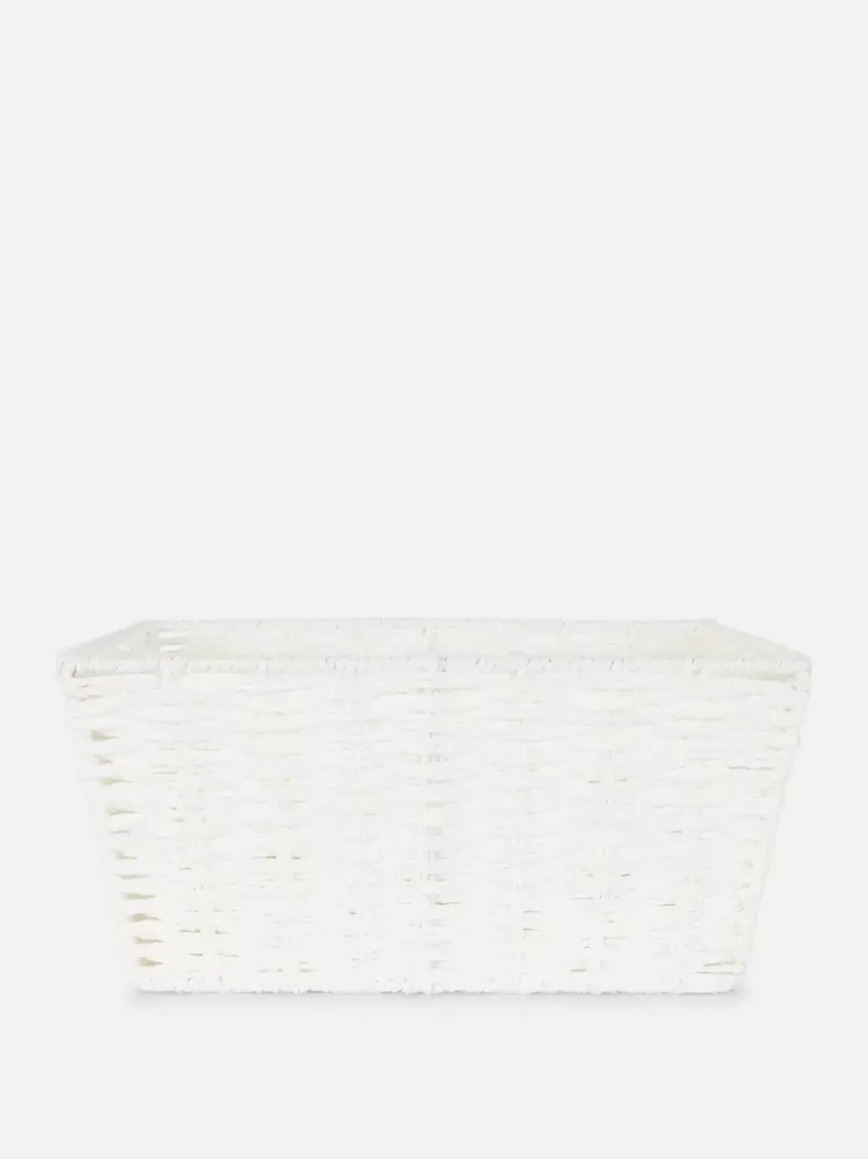 Średni koszyk z papierowej wikliny