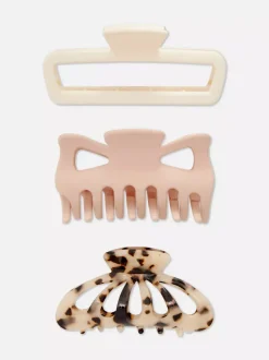 Różne klamry do włosów, 3 szt.