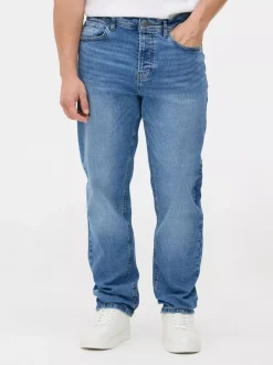 Rozciągliwe jeansy o prostym kroju