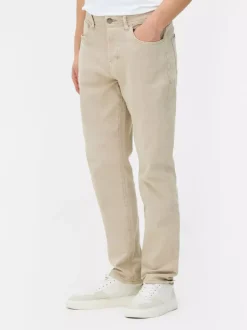 Rozciągliwe jeansy o prostym kroju