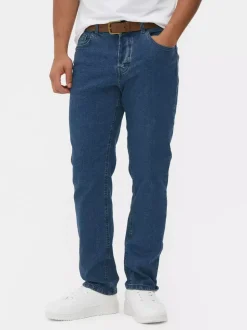 Rozciągliwe jeansy o prostym kroju