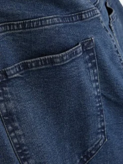 Rozciągliwe jeansy o prostym kroju