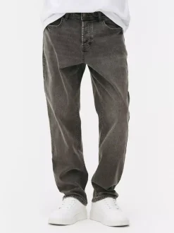 Rozciągliwe jeansy o prostym kroju