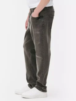 Rozciągliwe jeansy o prostym kroju