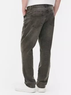 Rozciągliwe jeansy o prostym kroju