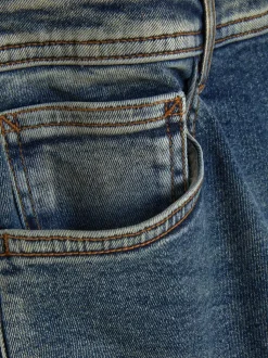 Rozciągliwe jeansy z wąskimi nogawkami