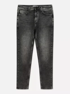 Rozciągliwe jeansy z wąskimi nogawkami