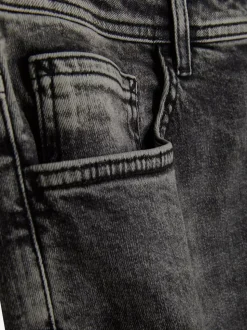 Rozciągliwe jeansy z wąskimi nogawkami